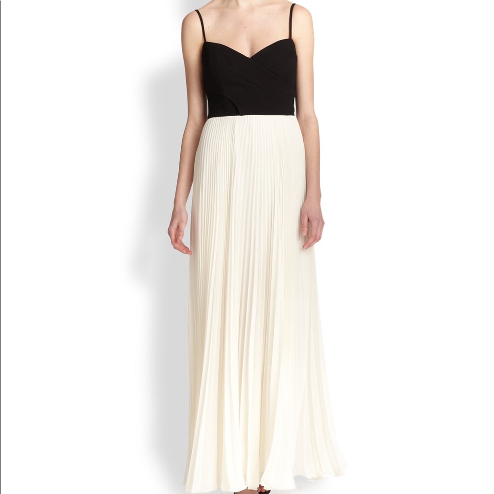 Laundry by Shelli Segal Woven Bodice Gown